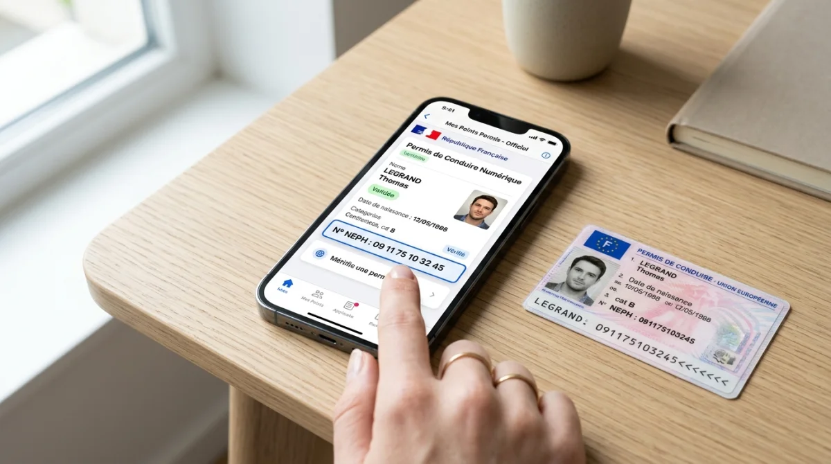 comment mettre son permis de conduire sur son téléphone